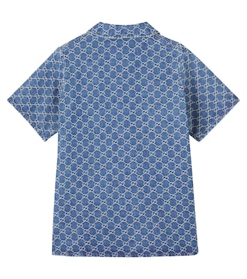Kleid GG aus Denim | Gucci Kids