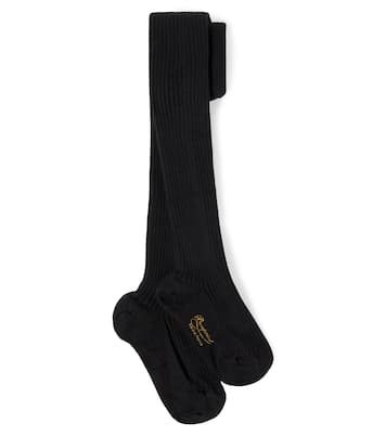 Calcetines acanalados Collant en mezcla de algodón | Bonpoint
