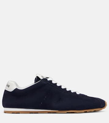 Baskets Plume en daim | Miu Miu