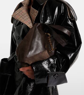 Chloé Balloon Small leather and suede shoulder bag | Chloé