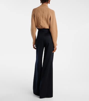 Ori camel hair wide-leg pants | Max Mara