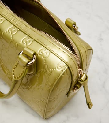 Tote Bag Emblem Small aus Lackleder | Gucci
