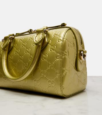 Tote Bag Emblem Small aus Lackleder | Gucci