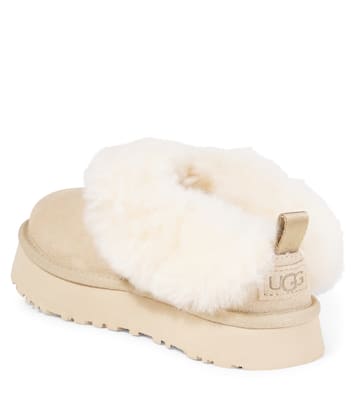 Tazzelle shearling-lined suede slippers | UGG Kids