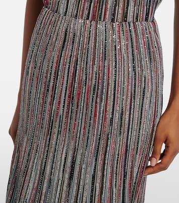 Striped lamé maxi skirt | Missoni