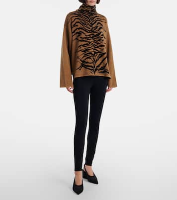 Jacquard turtleneck sweater | Alaïa