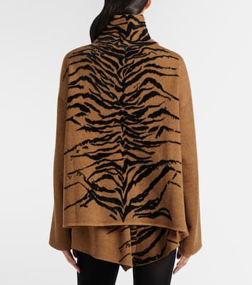 Jersey de cuello alto en jacquard | Alaïa