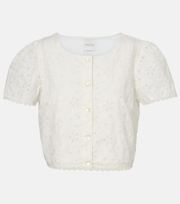 Salma embroidered cotton top | Posse
