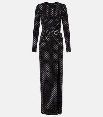 Embellished gathered jersey gown | Roland Mouret