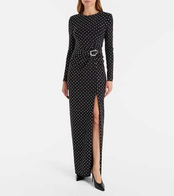 Embellished gathered jersey gown | Roland Mouret