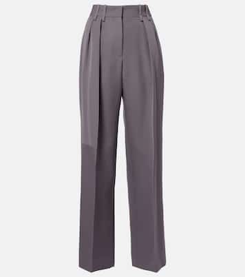 Pleated wool wide-leg pants | Jil Sander