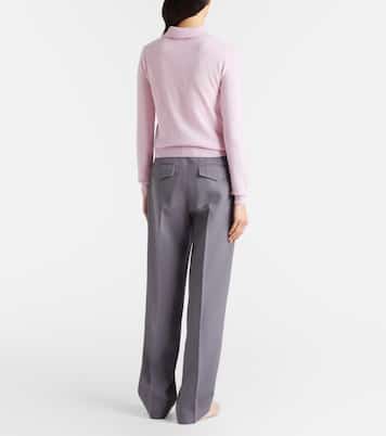 Pleated wool wide-leg pants | Jil Sander