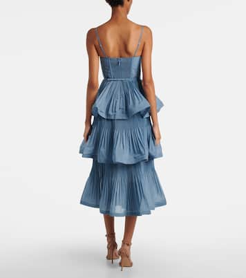Tiered bustier dress | Zimmermann