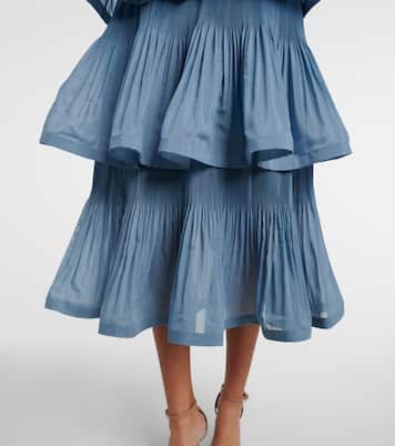 Tiered bustier dress | Zimmermann