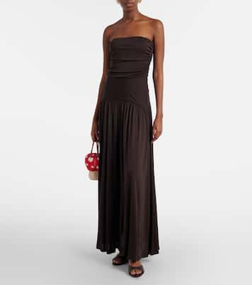 Brigitte leather wedge mules | Staud