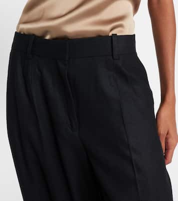 Flannel wide-leg pants | Toteme