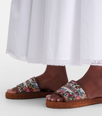 Alpargatas florales | Dolce&Gabbana