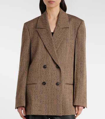 Blazer in misto lana a spina di pesce | Róhe