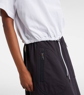 Cotton piqué polo shirt | Moncler