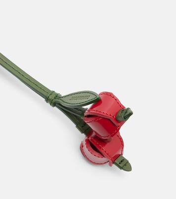 Les Cerises Small leather bag charm | Jacquemus