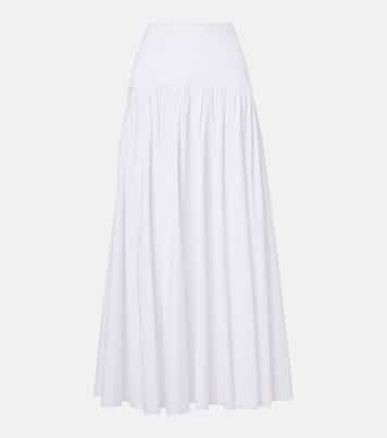 Procida棉质府绸加长半身裙 | Staud