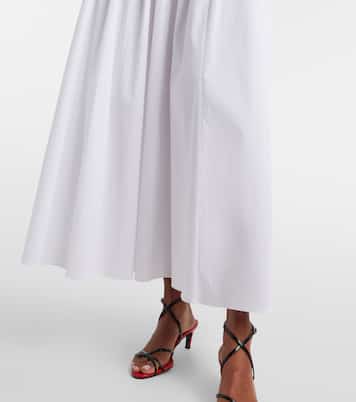 Procida棉质府绸加长半身裙 | Staud