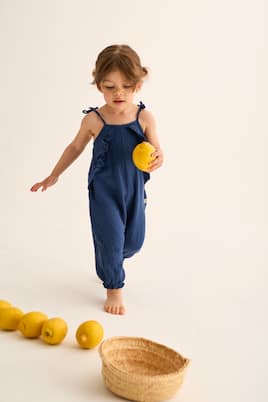 Bébé – Combinaison Dora en chambray de coton | Cozmo