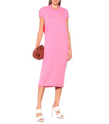 Vestido midi de punto fino | Bottega Veneta