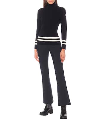 Judith striped turtleneck sweater | Fusalp