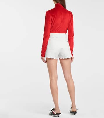 Shorts di jeans a vita alta | Miu Miu