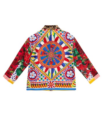 Camisa de seda floral | Dolce&Gabbana Kids