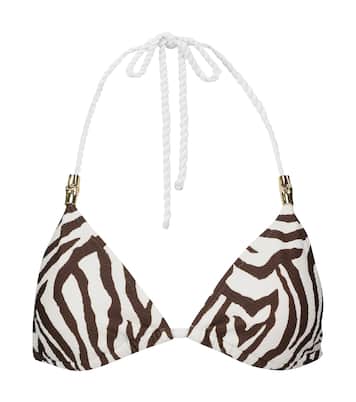 Top bikini a triangolo con stampa | Heidi Klein