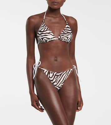 Top bikini a triangolo con stampa | Heidi Klein