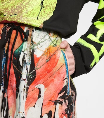 Mindscape printed cotton shorts | Christopher Kane