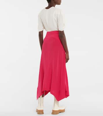 Falda midi Naya de seda | Stella McCartney