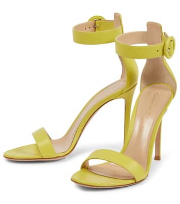 Portofino 105 leather sandals | Gianvito Rossi