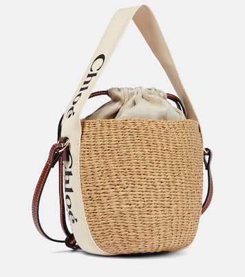 Bucket-Bag Woody Small mit Leder | Chloé