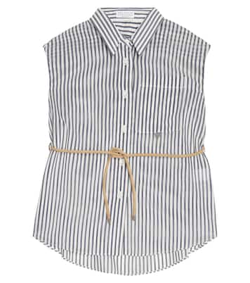 Hemd aus einem Baumwollgemisch | Brunello Cucinelli Kids