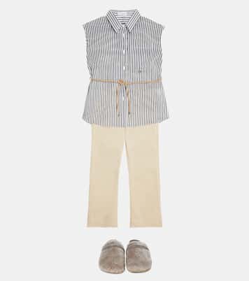 Hemd aus einem Baumwollgemisch | Brunello Cucinelli Kids