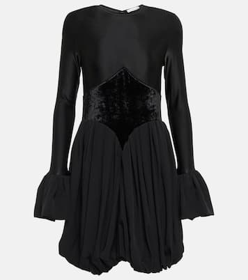 Pleated flared minidress | Rabanne