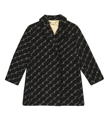Abrigo de mezcla de lana con logo | Stella McCartney Kids