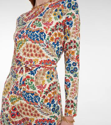 Floral wool-blend dress | Etro