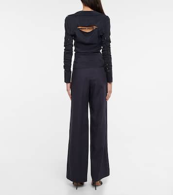 La Chemise Soffio cutout top | Jacquemus