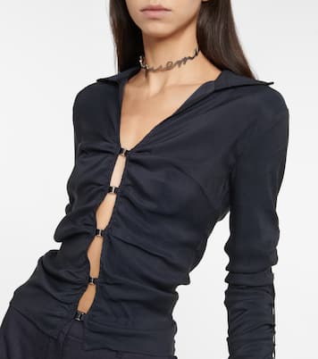 La Chemise Soffio cutout top | Jacquemus