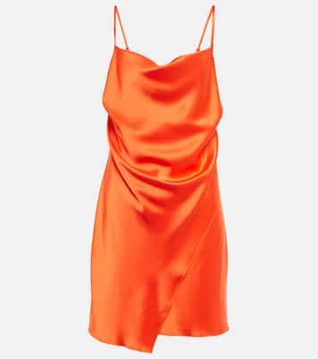 Emila satin slip minidress | Nanushka