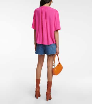 Top Avary in challis | Velvet