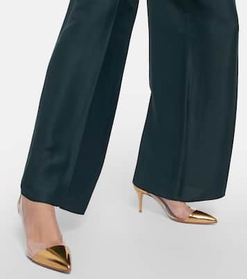 Plexi 70 leather and PVC pumps | Gianvito Rossi
