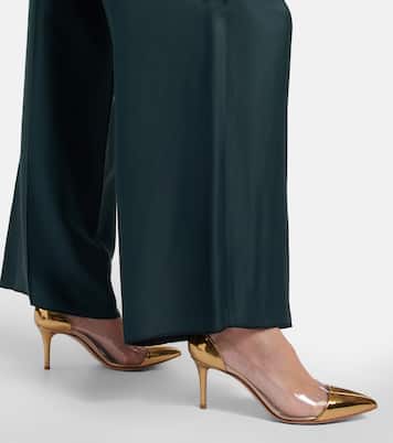 Plexi 70 leather and PVC pumps | Gianvito Rossi