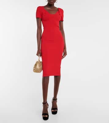 Vestido midi Joint de punto fino | Roland Mouret