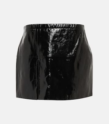 Franny patent leather miniskirt | Stouls